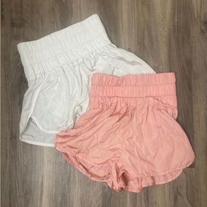 2 pairs free people the way home shorts size small